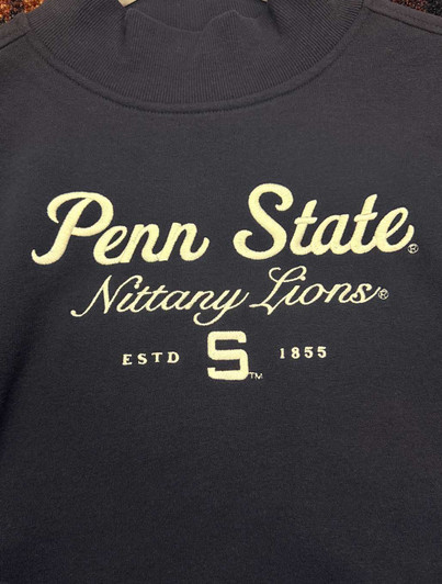 Penn State Mock Neck close up