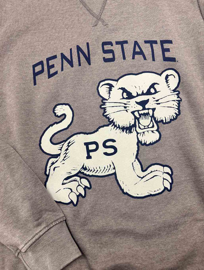 Close up of Penn State Vault Lion Crew Neck