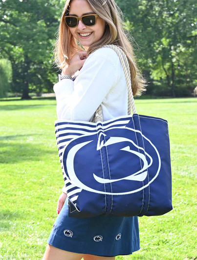 Penn State Breton Stripe Tote Sea Bag