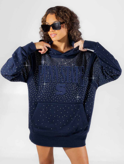 Penn State Rhinstone Hoodie | Gameday Couture