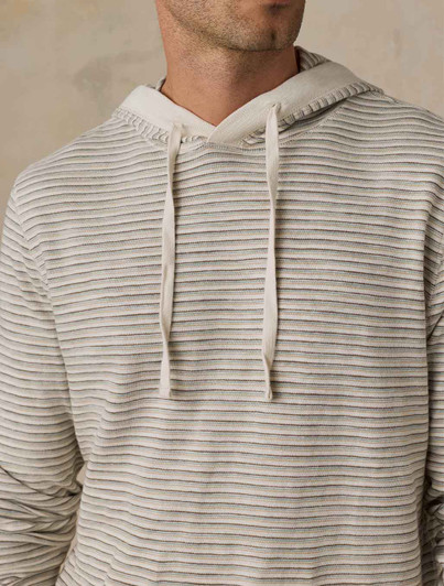 Sunwashed Slub Stripe Hoodie | Faherty