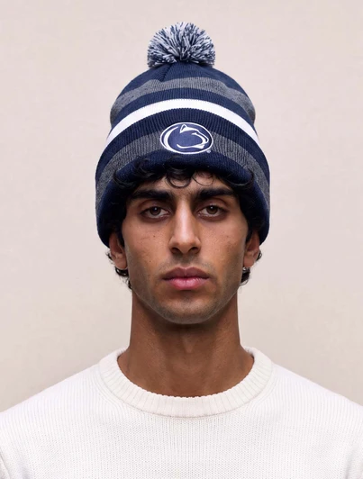 Penn State Striped LogoFIt Pom Hat