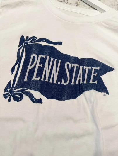 Short Sleeve Penn State Pennant Tee | Womens Retro Brand