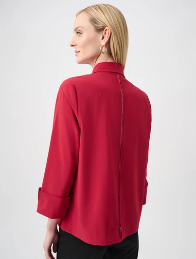 Joseph Ribkoff Red Womens Blouse