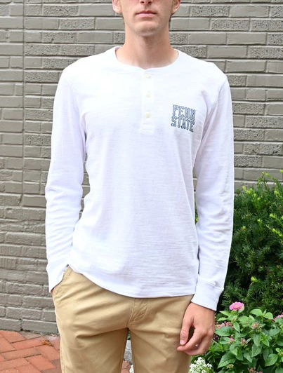 Penn State Sunwashed Henley | Faherty