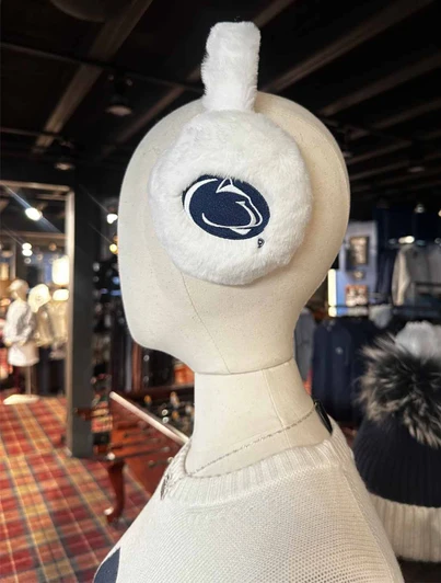 Penn State White Out Earmuffs Womens Hype and Vice