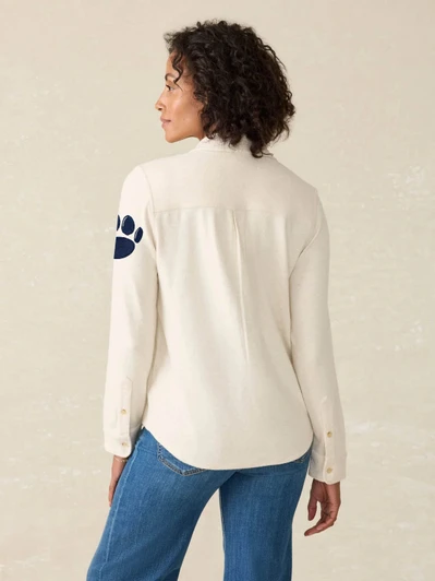 Penn State Script Legend Sweater Shirt | Faherty