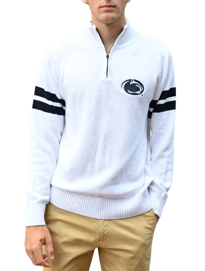 Penn State White Quarter Zip Sweater