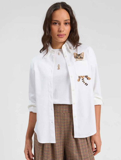 White Cat Blouse | Vilagallo