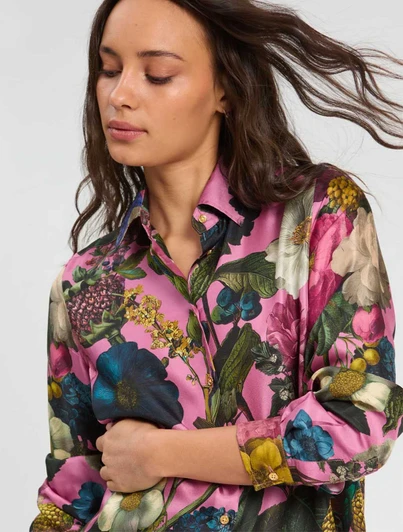 Womens Blouse with Floral Print