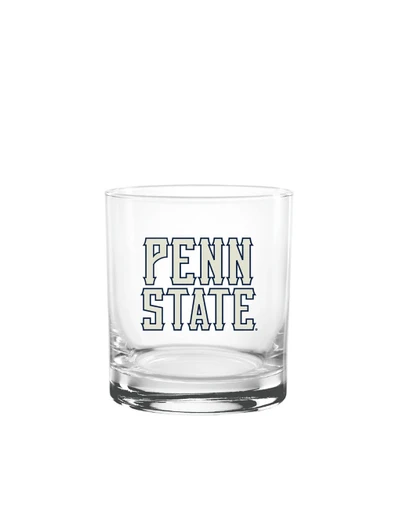 Penn State Gothic Letters Rocks Glass | Indigo Falls