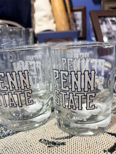 Penn State Gothic Letters Rocks Glass | Indigo Falls