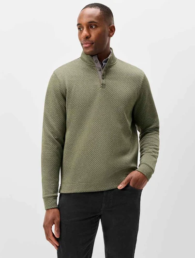 Rockwells Diamond Quilted Pullover | Johnnie-O