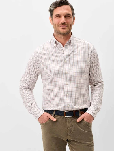 Sandlewood Pane Shirt | Johnnie-O