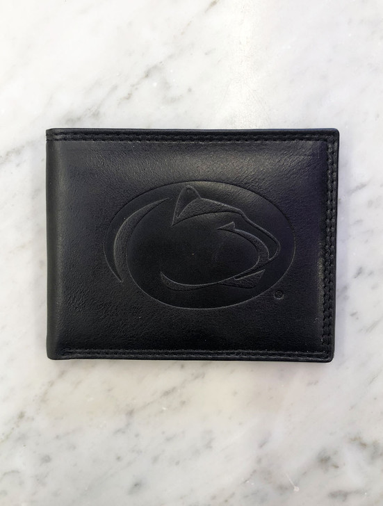 Penn State Wallet | Westbridge Black Leather Bifold