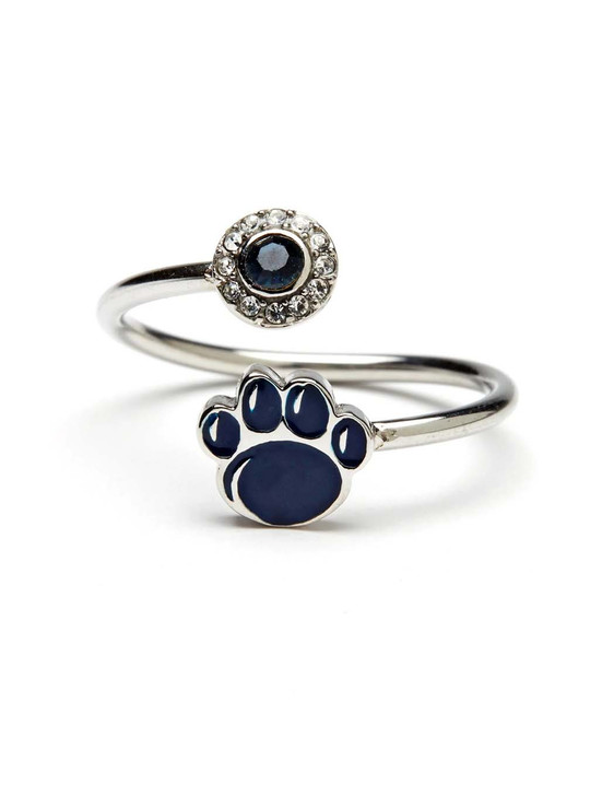 Penn State Paw Stainless Steel Adjustable Ring | Stone Armory