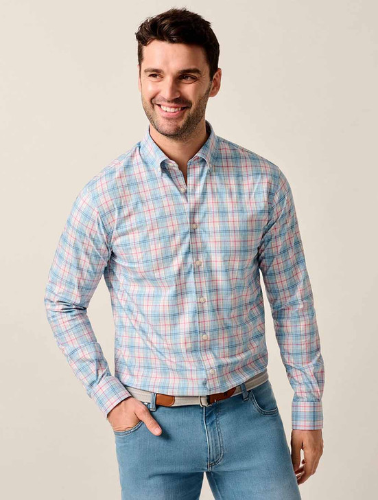 Lanes Plaid Twill Shirt Johnnie-O