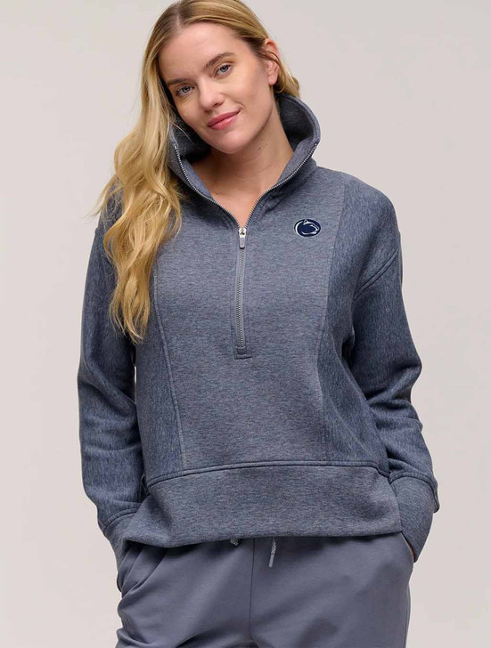 Penn State Regan Fleece Zip Mock Neck Zero Restriction