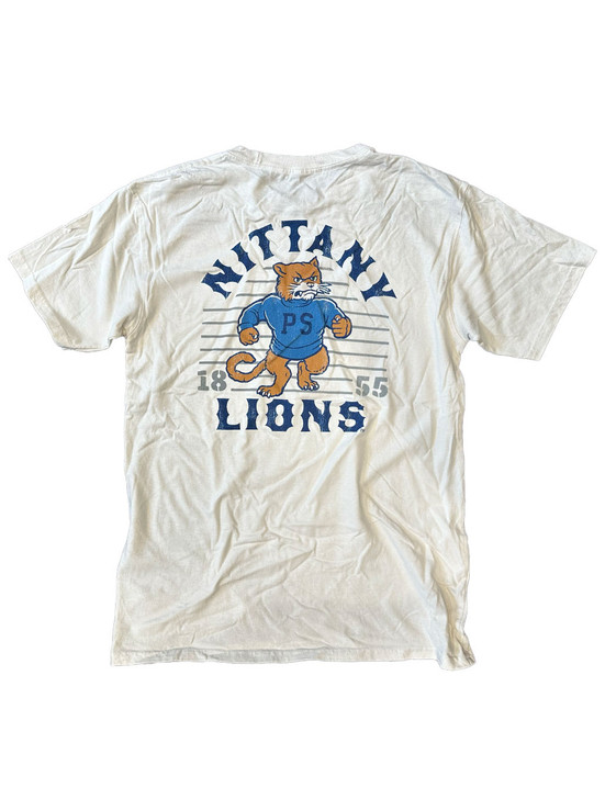 Penn State Vault Wrestler Lion Tee Retro Brand