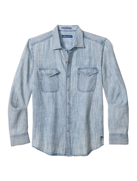 Go West Indigo Palms Shirt | Tommy Bahama