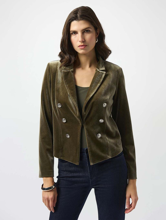 Velvet Knit Fitted Blazer Joseph Ribkoff 253193