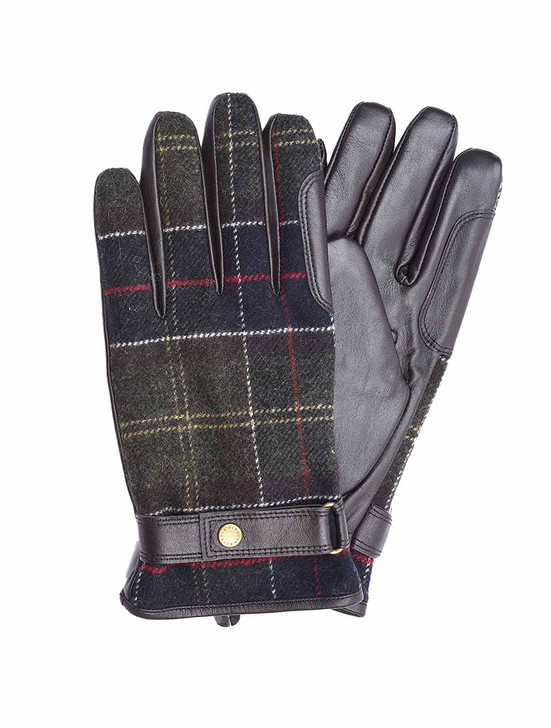 Newbrough Tartan Gloves Barbour
