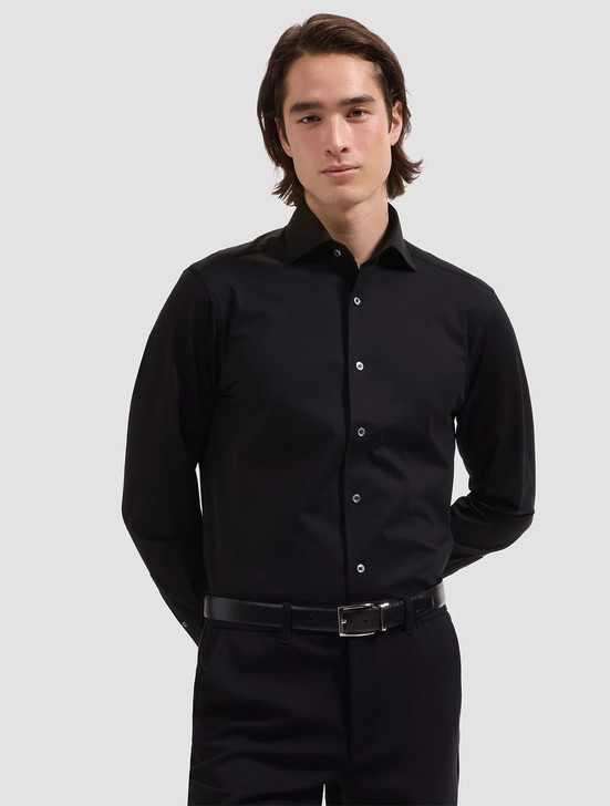 Bugatchi Devon OoohCotton Shirt Black
