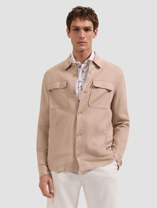 Aerolinen Shirt Jacket | Bugatchi