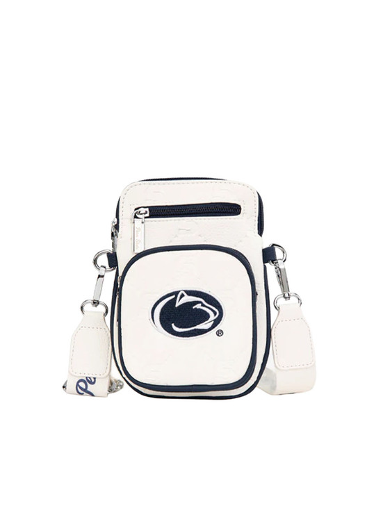 Penn State White Mini Crossbody Purse | Montana West
