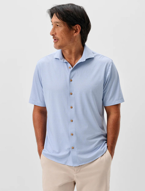 Augustine Short Sleeve Print Shirt | Johnnie-O