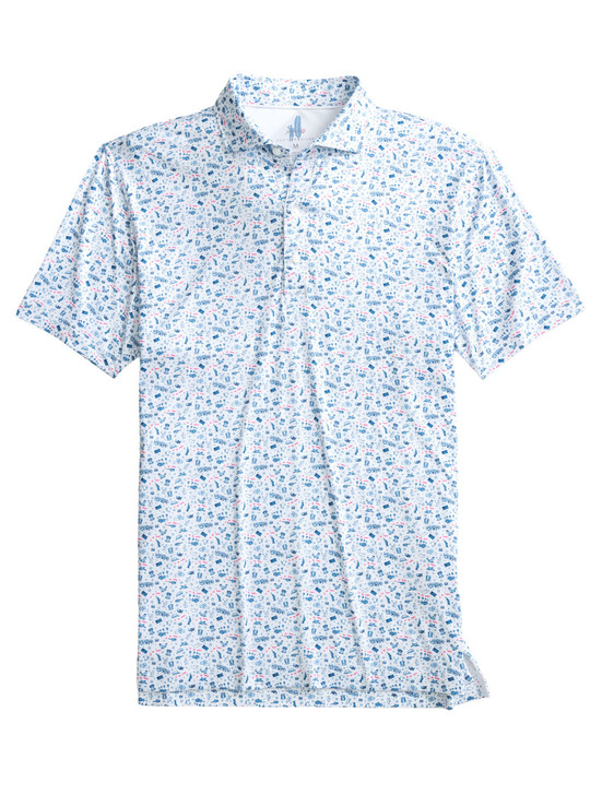 JO Merica Print Polo | Johnnie-O