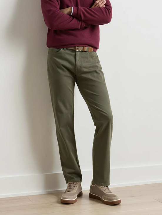 Signature Sateen Five Pocket Pant | Peter Millar