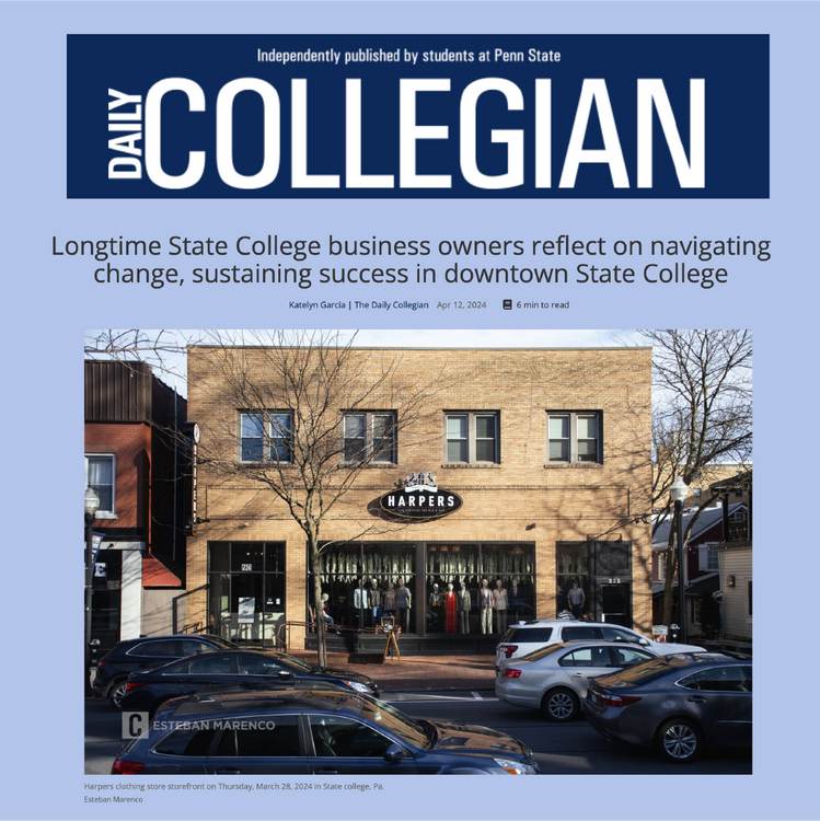 Harpers Featured in the Daily Collegian 