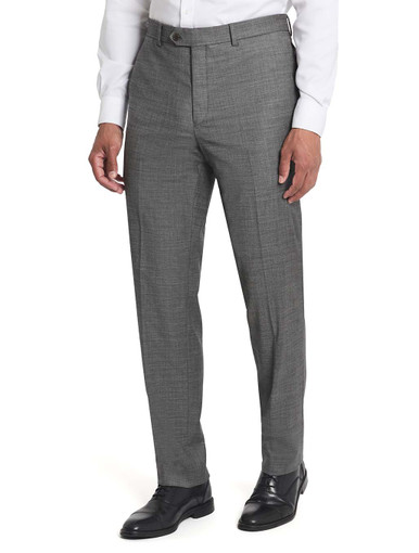 Mens Sharkskin Pants Charcoal Solid main image 1
