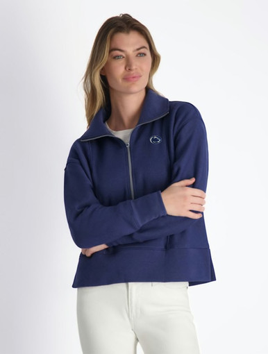 Penn State Regan Zip Mock Neck | Zero Restriction - Harpers
