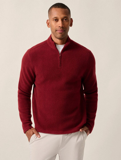Dion Sherpa Quarter Zip | Johnnie-O - Harpers
