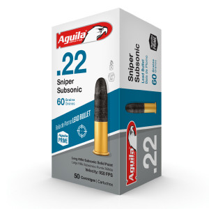 Aguila Rimfire Ammunition .22 SSS 60 GR (50 Rounds) Aguila Rimfire Ammunition .22 SSS 60 GR (50 Rounds)