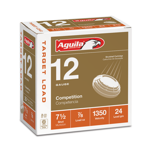 Aguila Shotshell Ammunition 12ga 2-3/4" 24gram 1350fps #7.5 (25 Rounds) Aguila Shotshell Ammunition 12ga 2-3/4" 24gram 1350fps #7.5 (25 Rounds)