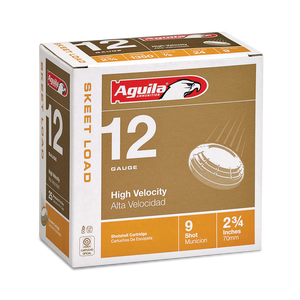 Aguila Shotshell Ammunition 12ga 2-3/4" 24gram 1350fps #9 (25 Rounds) Aguila Shotshell Ammunition 12ga 2-3/4" 24gram 1350fps #9 (25 Rounds)