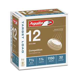 Aguila Shotshell Ammunition 12ga 2-3/4" 1-1/8oz Light 1150fps #7.5 (25 Rounds) Aguila Shotshell Ammunition 12ga 2-3/4" 1-1/8oz Light 1150fps #7.5 (25 Rounds)