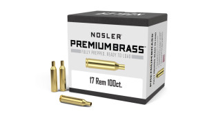 Nosler Custom Brass .17 Remington 100 Nosler Custom Brass .17 Remington 100
