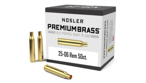 Nosler Custom Brass .25-06 Remington 50 Nosler Custom Brass .25-06 Remington 50