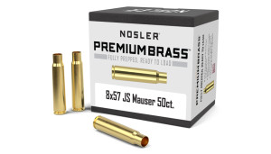Nosler Custom Brass .8x57 JS Mauser 50 Nosler Custom Brass .8x57 JS Mauser 50