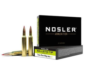 Nosler Ballistic Tip Ammunition - 7mm Rem 160g BT SP (20ct) Nosler Ballistic Tip Ammunition - 7mm Rem 160g BT SP (20ct)