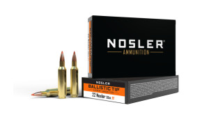 Nosler Ballistic Tip Ammunition - 22 Nosler 55g BT SP (20ct) **SPECIAL ORDER** Nosler Ballistic Tip Ammunition - 22 Nosler 55g BT SP (20ct) **SPECIAL ORDER**