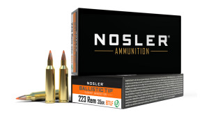 Nosler Ballistic Tip Ammunition - 223 Rem 35g BTLF SP (20ct) Nosler Ballistic Tip Ammunition - 223 Rem 35g BTLF SP (20ct)