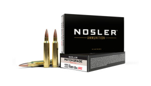 Nosler Match Grade Ammunition - 223 Rem 69g CC HPBT (20ct) Nosler Match Grade Ammunition - 223 Rem 69g CC HPBT (20ct)