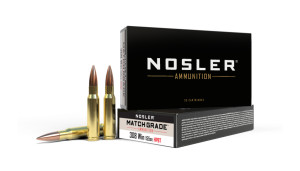 Nosler Match Grade Ammunition - 308 Win 155g CC HPBT (20ct) Nosler Match Grade Ammunition - 308 Win 155g CC HPBT (20ct)