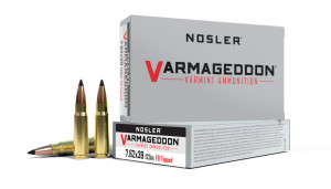 Nosler Varmageddon Ammunition - 7.62x39 123g FBT (20ct) **SPECIAL ORDER** Nosler Varmageddon Ammunition - 7.62x39 123g FBT (20ct) **SPECIAL ORDER**