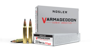 Nosler Varmageddon Ammunition - 223 Rem 53g VG FBT (20ct) Nosler Varmageddon Ammunition - 223 Rem 53g VG FBT (20ct)